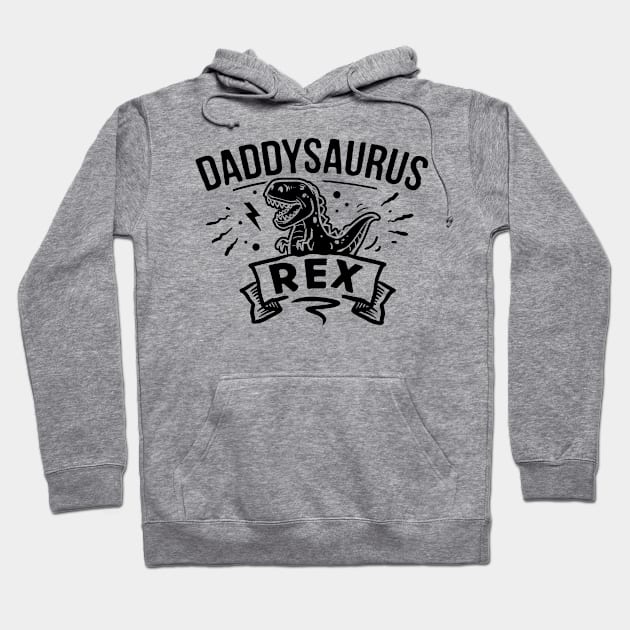 Daddysaurus Rex Hoodie by CB Creative Images